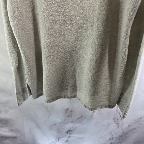 Woolrich Sweater Womens Medium Gray Wool Blend Sheep Lamb Crew Mountain - Picture 7 of 11